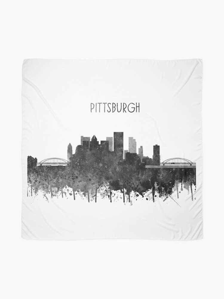 Alternate view of Pittsburgh, Pittsburgh Skyline Scarf