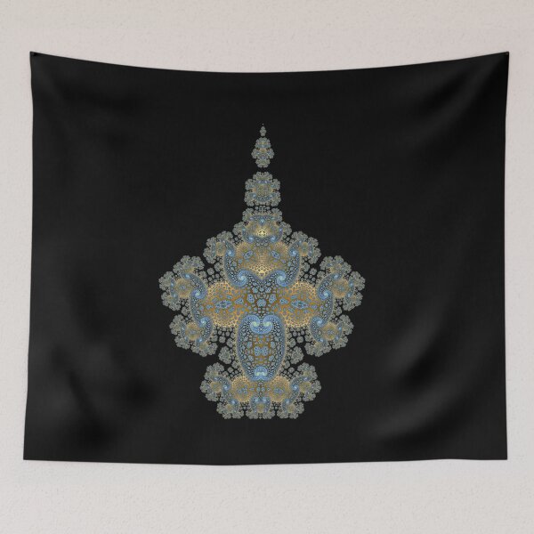 Item preview, Julia fractal blue brown designed and sold by AndreasSteinweg.