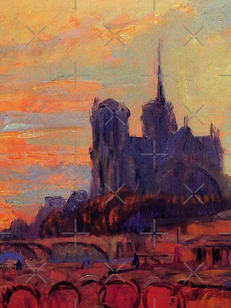 Albert Lebourg (1895) "Notre Dame de Paris" by ALD1