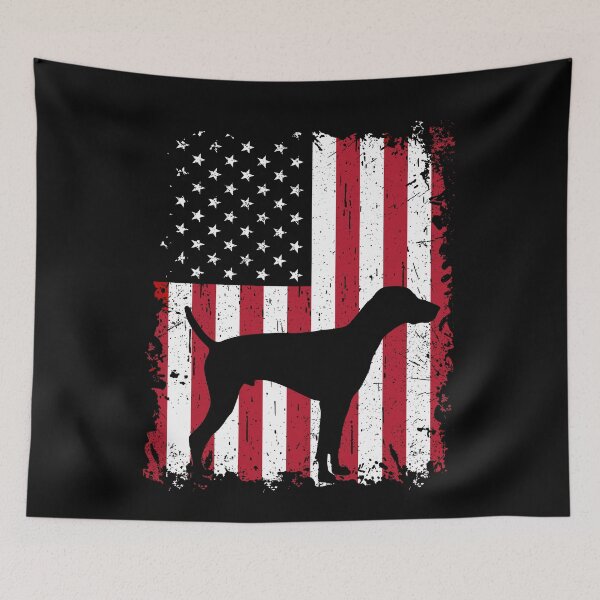 Artikelvorschau, Zeiger Dog USA Flagge patriotisch 4. Juli entworfen und verkauft von rafaeltto.