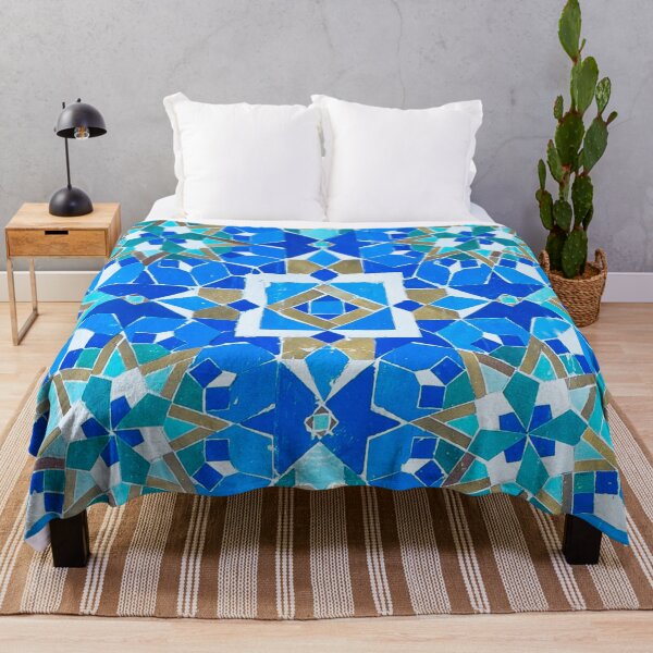 Item preview, Moroccan Tile - Zellige - Cobalt designed and sold by TRVLR Designs.