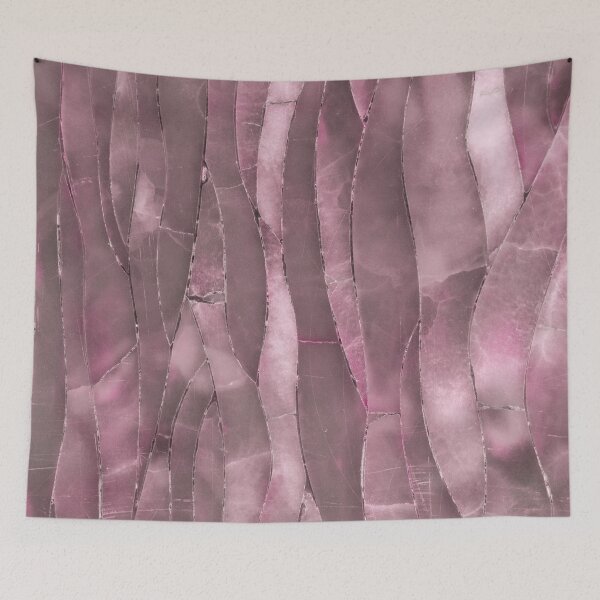 Item preview, "Rose Colored Visions" Quartz Abstract Marble designed and sold by infinitygrafix.