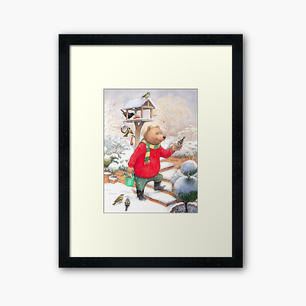 Feeding the Birds Framed Art Print