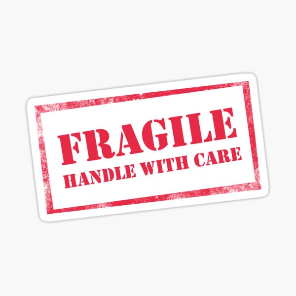 Fragile, Handle with Care Sticker