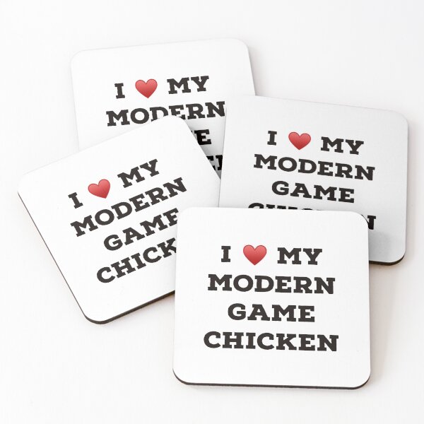 Item preview, I Love My Modern Game Chicken designed and sold by Yviemakes.