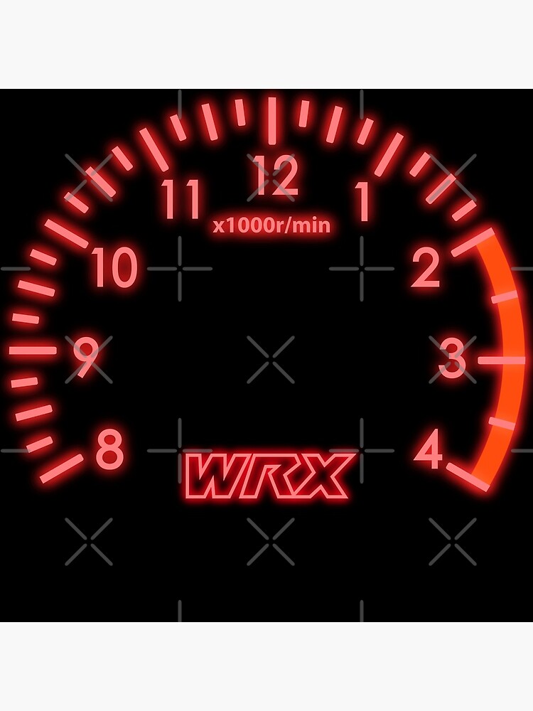 WRX Tachometer Clock by AutomotiveArt