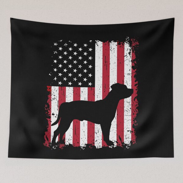 Item preview, Staffordshire Bull Terrier Dog USA Flag Patriotic 4th of July designed and sold by rafaeltto.