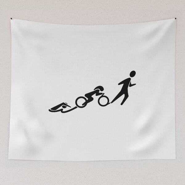 Item preview, Triathlon, marathon, swimming, cycling, running, designed and sold by Rautee.