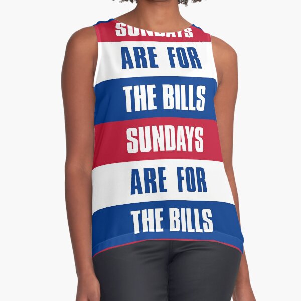 Sundays Are For The Bills , Buffalo Football Sexy Ruffle Print