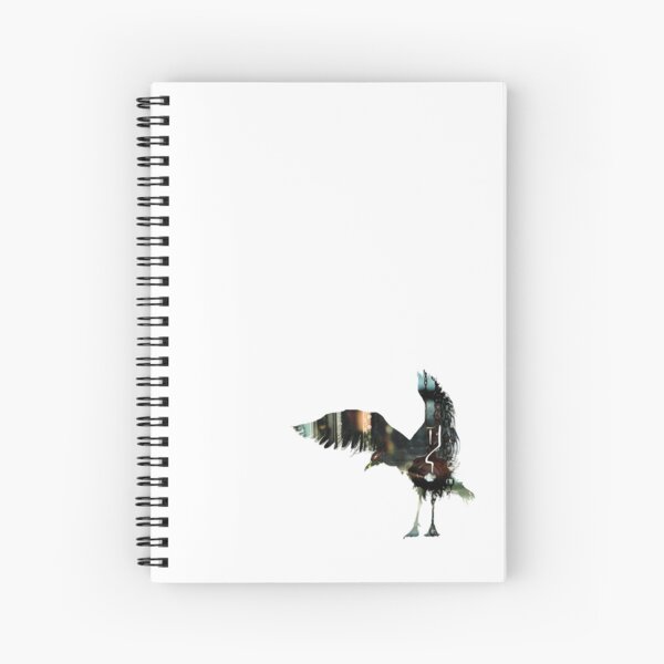 A Horrible Gull Waiting to Scab Your Chips Spiral Notebook