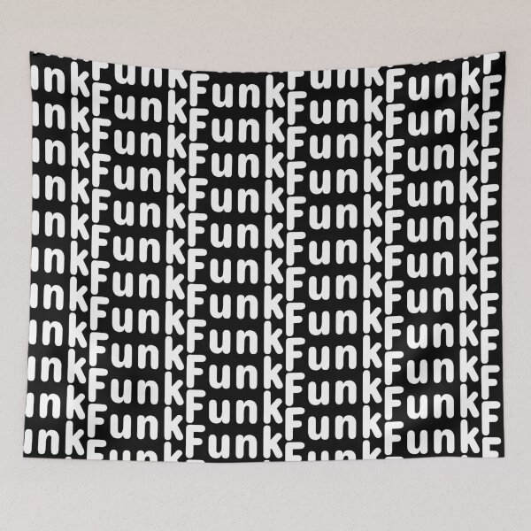 Item preview, Funk Word Logo White designed and sold by videogamegenius.
