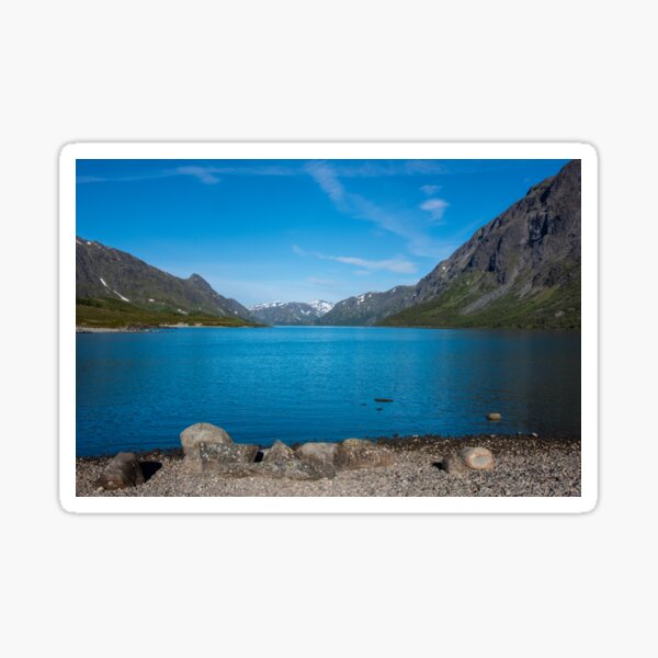 Gjendsee am Besseggen in Norwegen / Skandinavien Sticker
