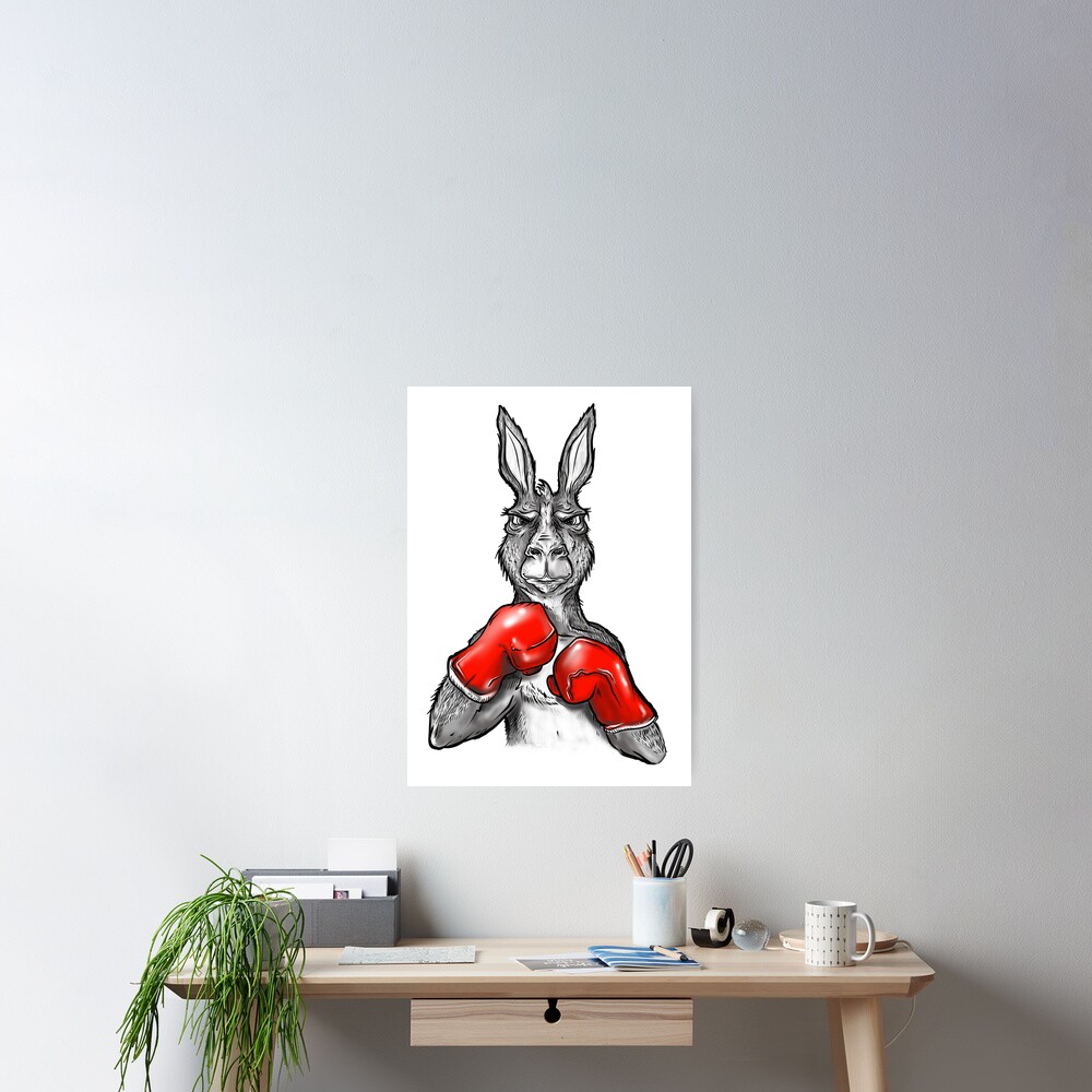 "boxing kangaroo roger" Poster for Sale by fer3407xzhtvz8 Redbubble