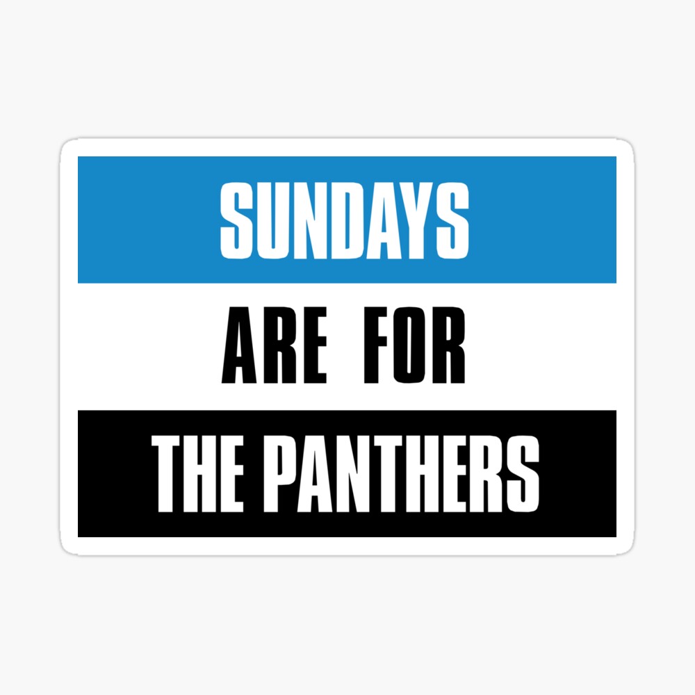 Sundays are for The Panthers, Carolina Panthers | A-Line Dress