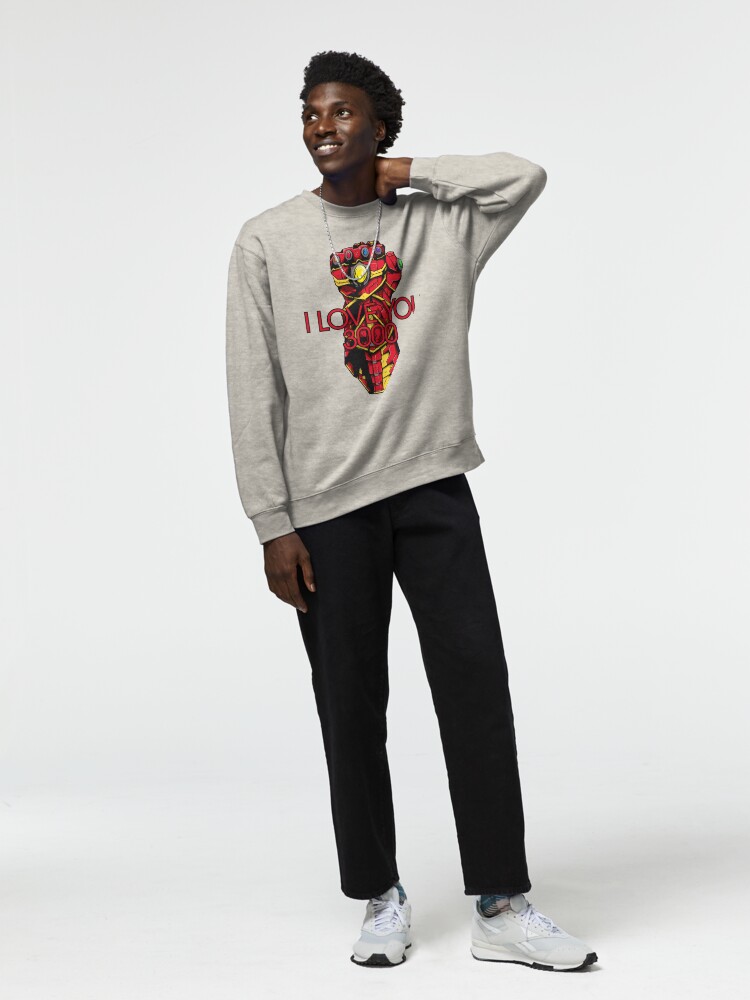 Thumbnail 3 of 7, Pullover Sweatshirt, I❤U 3000! designed and sold by ChristosEllinas.