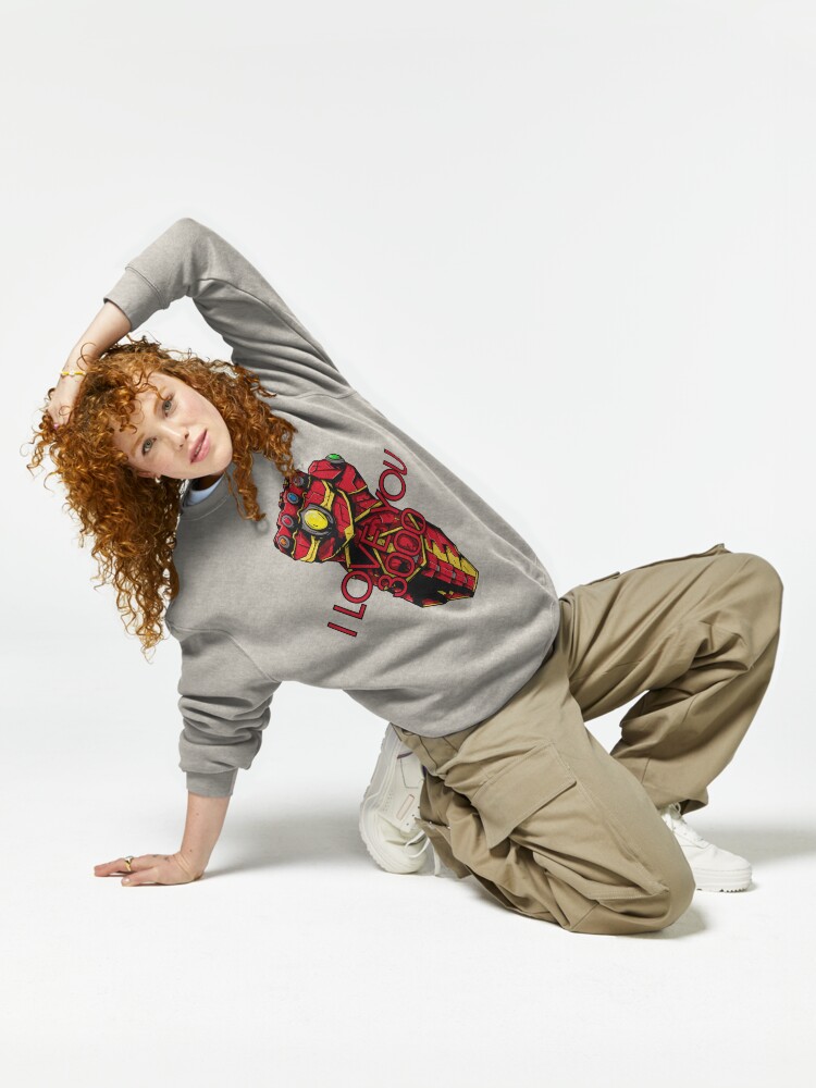 Thumbnail 6 of 7, Pullover Sweatshirt, I❤U 3000! designed and sold by ChristosEllinas.