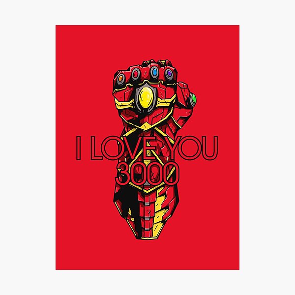 I❤U 3000! Photographic Print