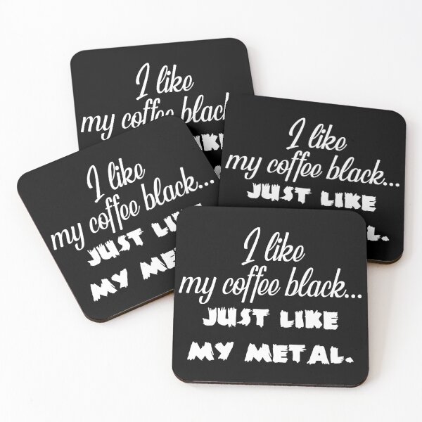 Item preview, I Like My Coffee Black... On Black designed and sold by Pink Pineapple Works.