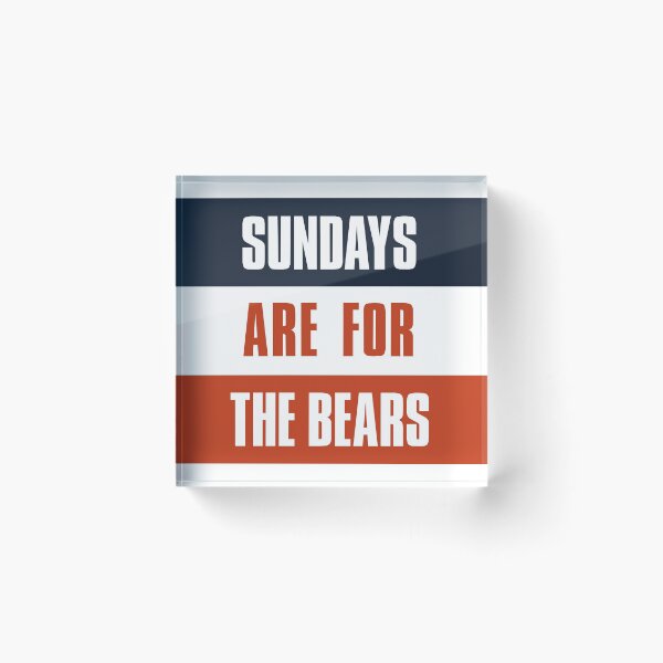 Artikelvorschau, Sonntags spielen die Bears und Chicago Football entworfen und verkauft von elhefe.