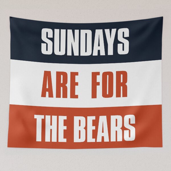 Item preview, Sundays are for The Bears, Chicago Football  designed and sold by elhefe.