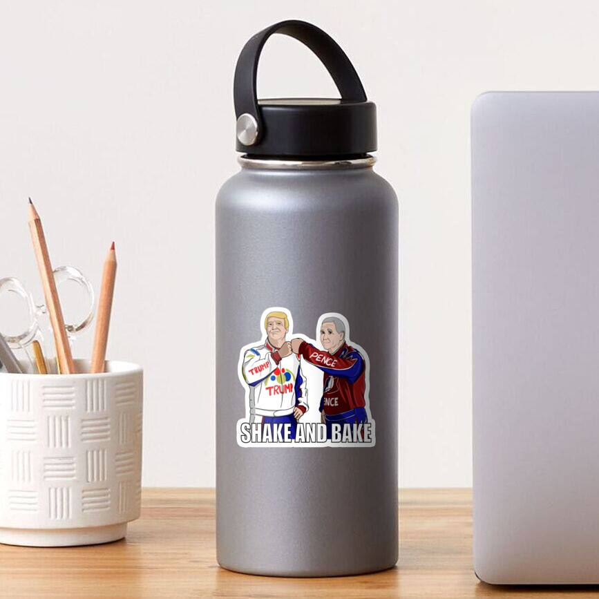 Shake and Bake Trump and Pence Sticker