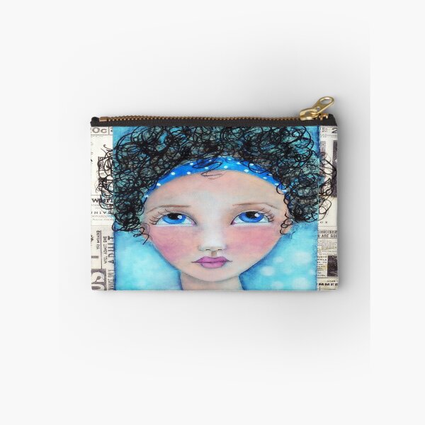 Item preview, Whimiscal Girl with Curly Hair designed and sold by Judy Skowron.