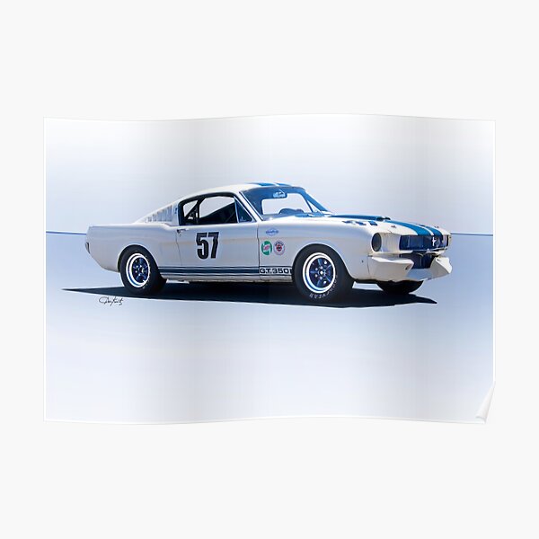 1965 Shelby Mustang Gt350 Production Gt Poster For Sale By Davekoontz Redbubble 3205