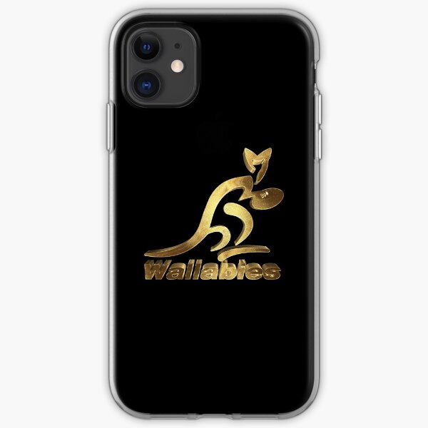 Australia Rugby Wallabies Gold iPhone Soft Case