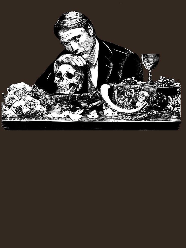 VATUYAGB Eat The Rude T-Shirt - Funny T Shirt Retro Hannibal - Foto 7