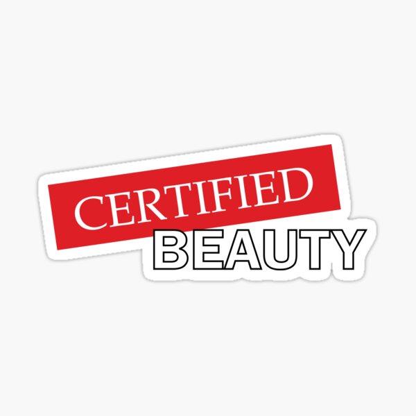 Certified Beauty Sticker