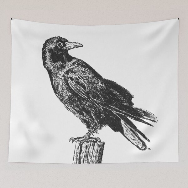 Item preview, Perched Crow designed and sold by AnnaKelleher.