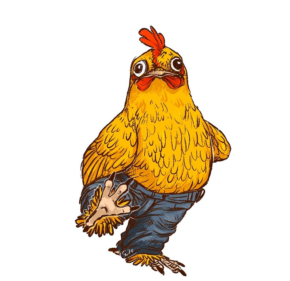 "Chicken Pants" by fwatair Redbubble