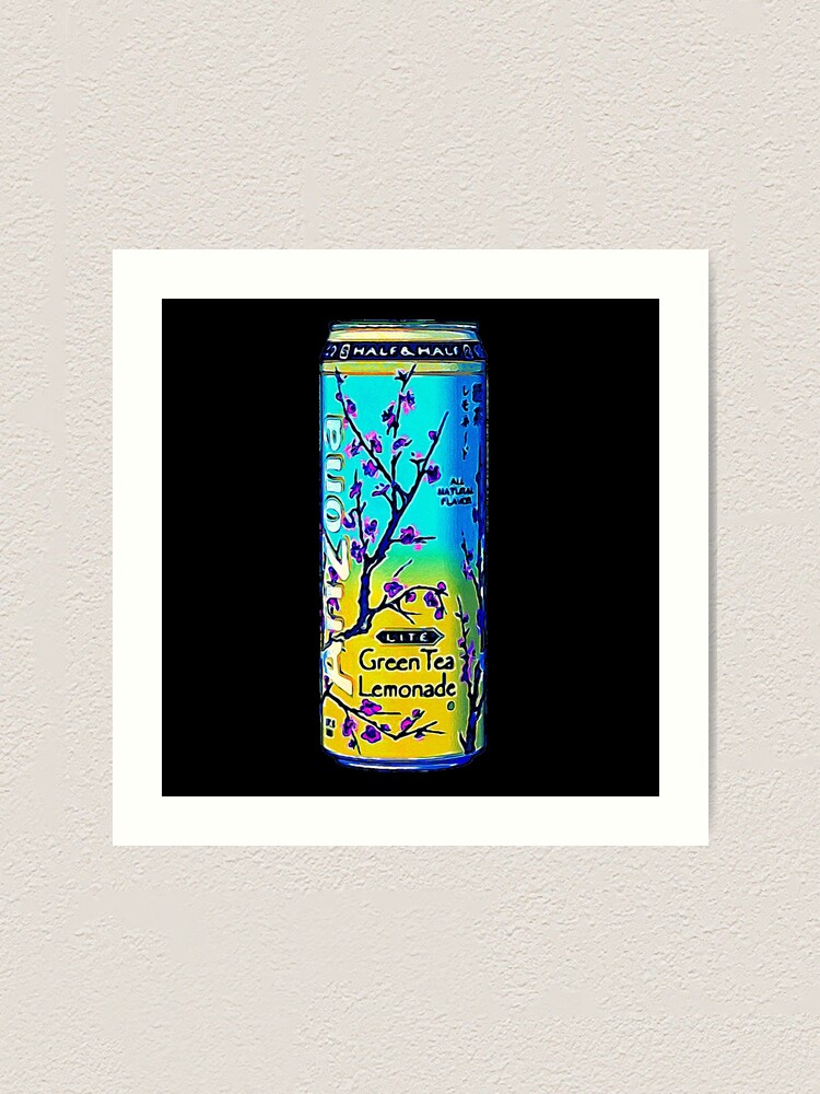 "Arizona Half and Half Lite Green Tea Lemonade Painting Aesthetic" Art