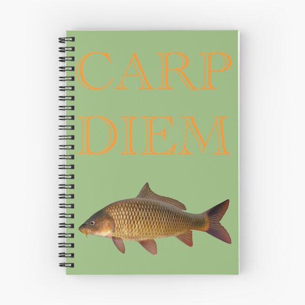 Item preview, Carpa Diem, pesca el día, captura el pescado. designed and sold by Laughinggearltd.