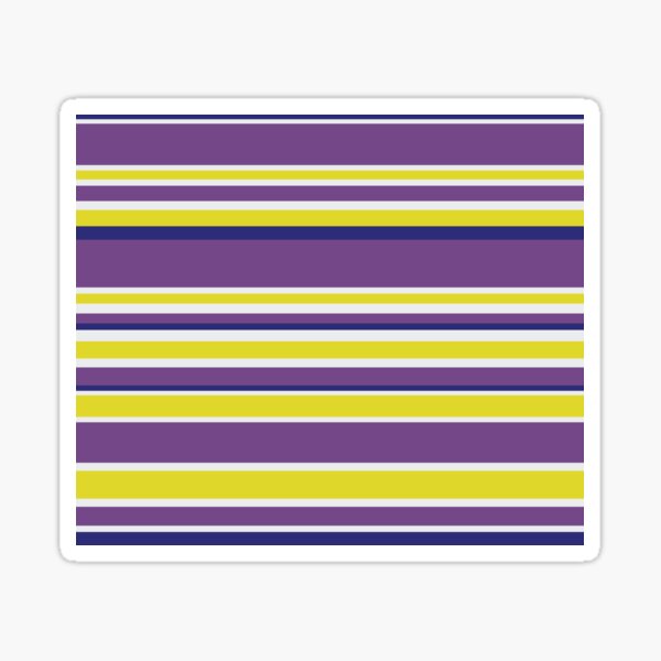 Deep Purple Line Sticker