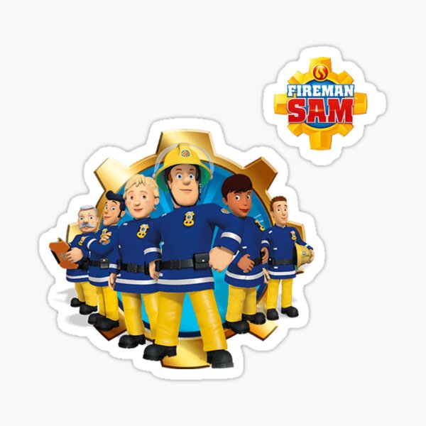 100 Packets Packs of Fireman Sam Stickers Panini 2017 Party Bag FILLER 