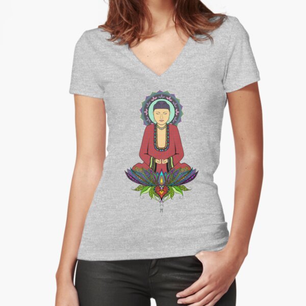 Fitted V-Neck T-Shirt