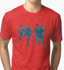 Beatles Paint Splatter Design Tri-blend T-Shirt