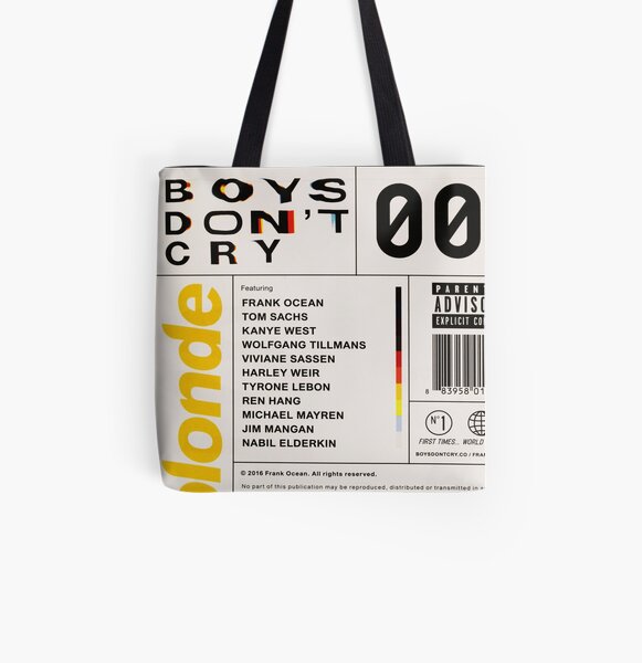 BOYS DON'T CRY All Over Print Tote Bag