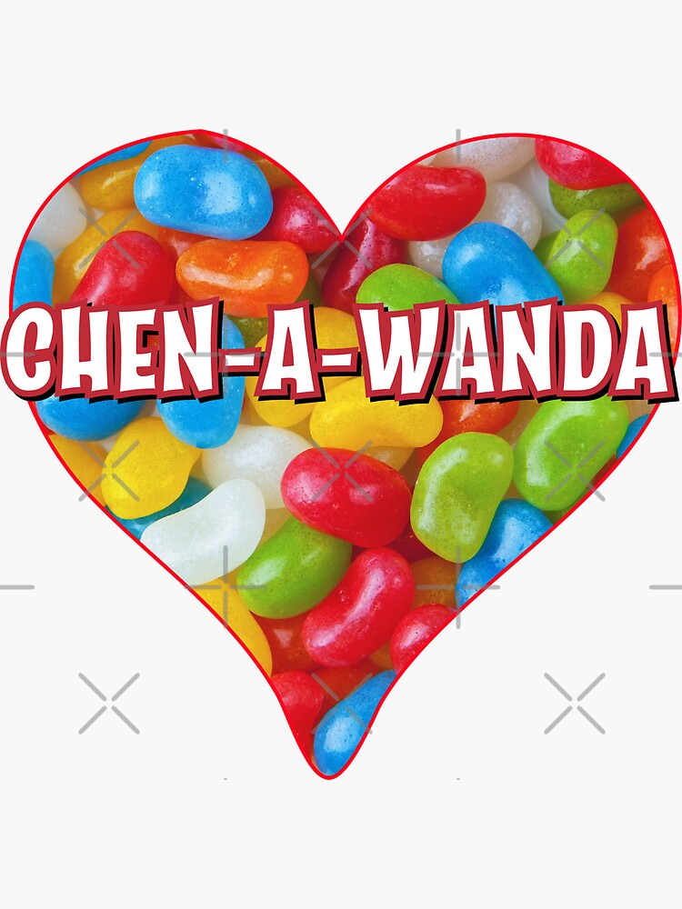 "Chenawanda CANDY HEART sticker" Sticker for Sale by dddesignsnj
