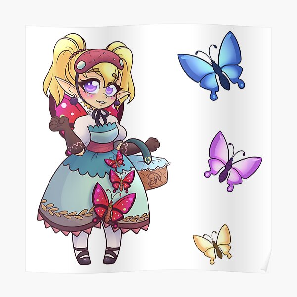 LoZ TP - Agitha Sticker Set Poster