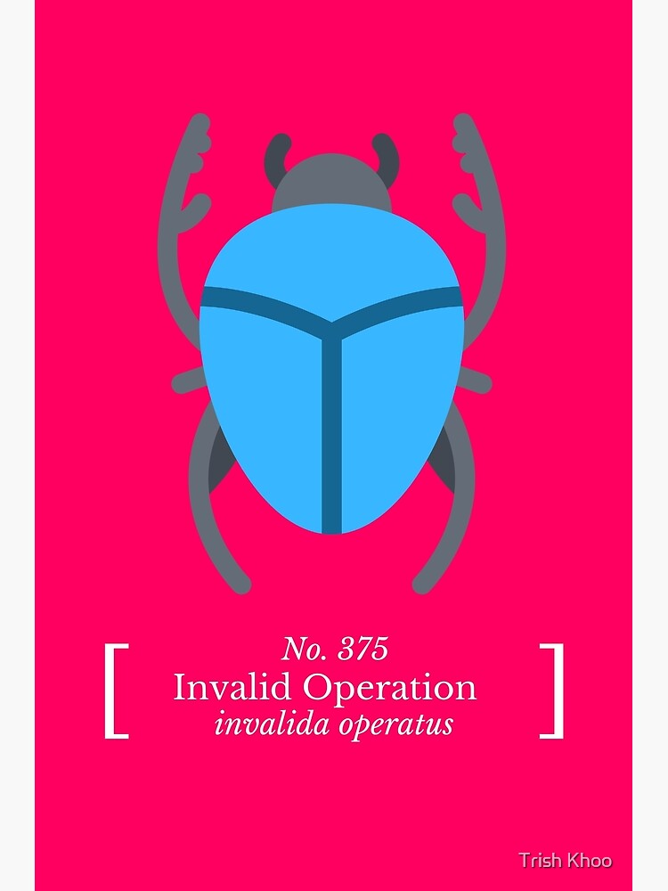Invalid Operation by hogfish