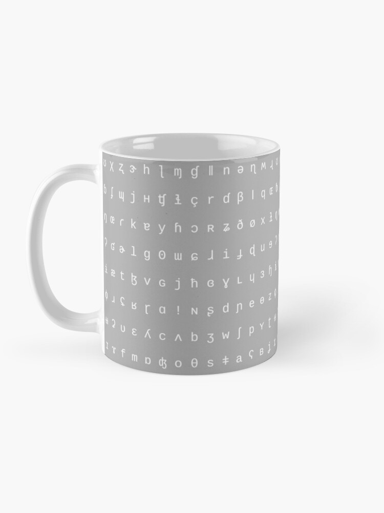 Alternate view of IPA mug - grey and white Mug