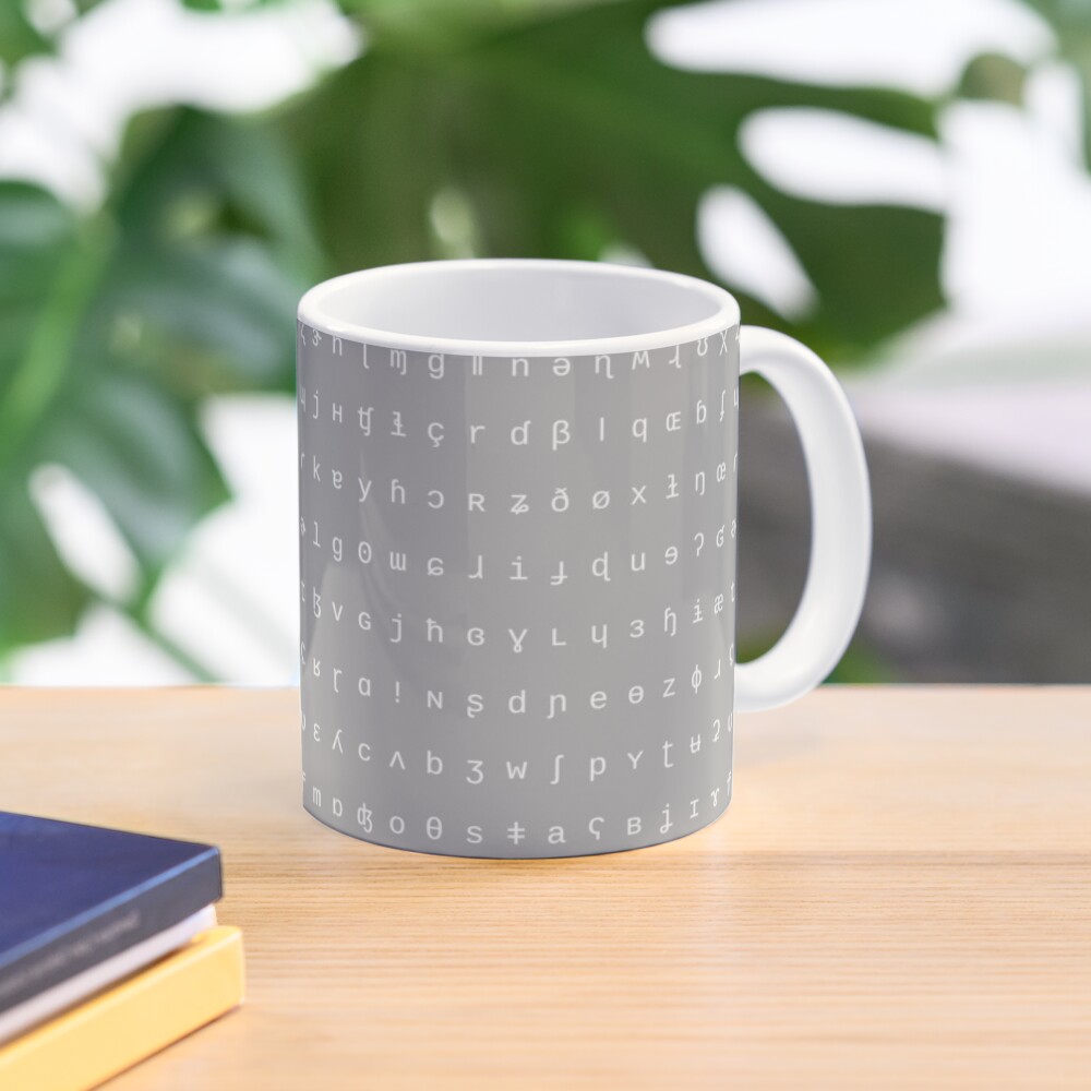 IPA mug - grey and white Mug
