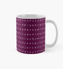 IPA mug - purple and white Classic Mug
