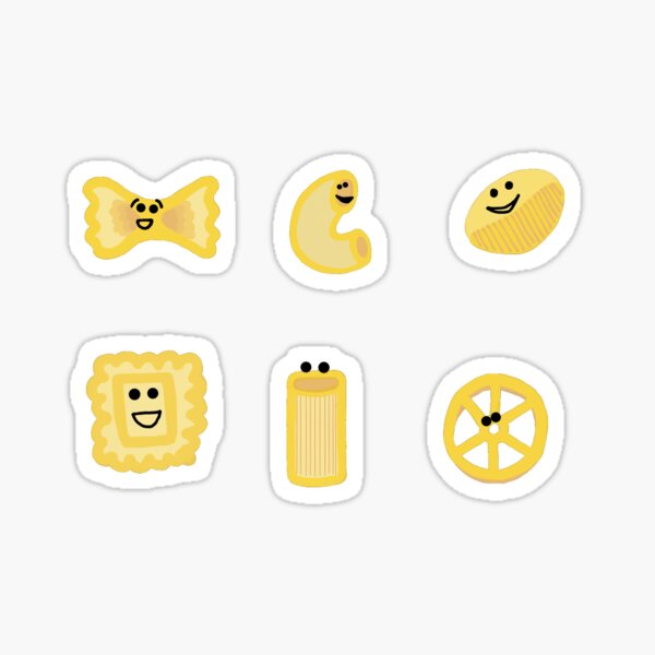Happy Pasta Sticker