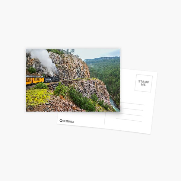 Mountain Top Train Ride Postcard