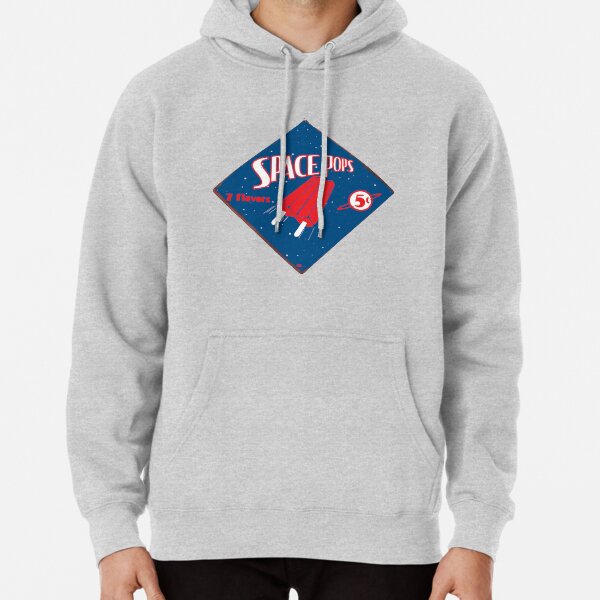 Retro Space Pop Sign Pullover Hoodie
