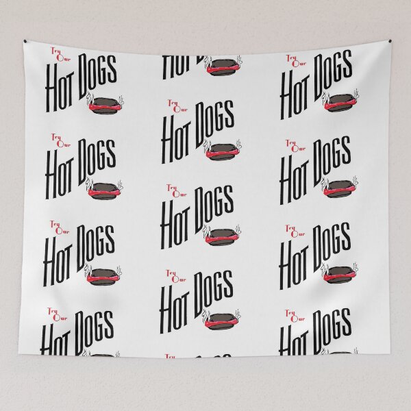 Item preview, Retro Hot Dogs Sign designed and sold by tnewton69.