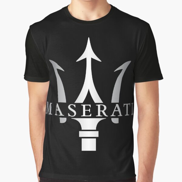 MASERATI logo Graphic T-Shirt